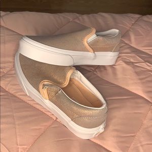 Vans Rose Gold Classic Slip-On Sneakers